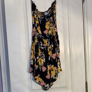 Floral H&M Black Romper